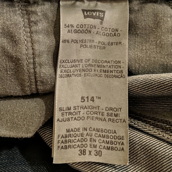 LEVI'S 514 SLIM STRAIGHT 38X30 - Picture 9 of 9
